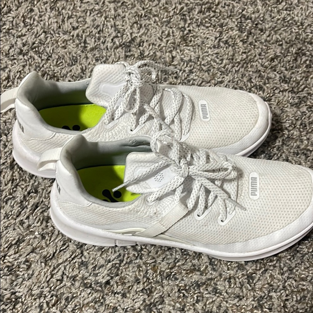 White Puma Golf Athletic Sneakers